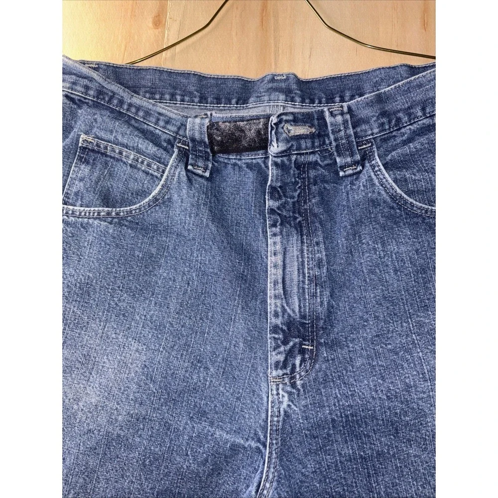 Wrangler Carpenter Shorts Mens 38 Blue Denim Y2K Baggy Cargo Work Utility Loop